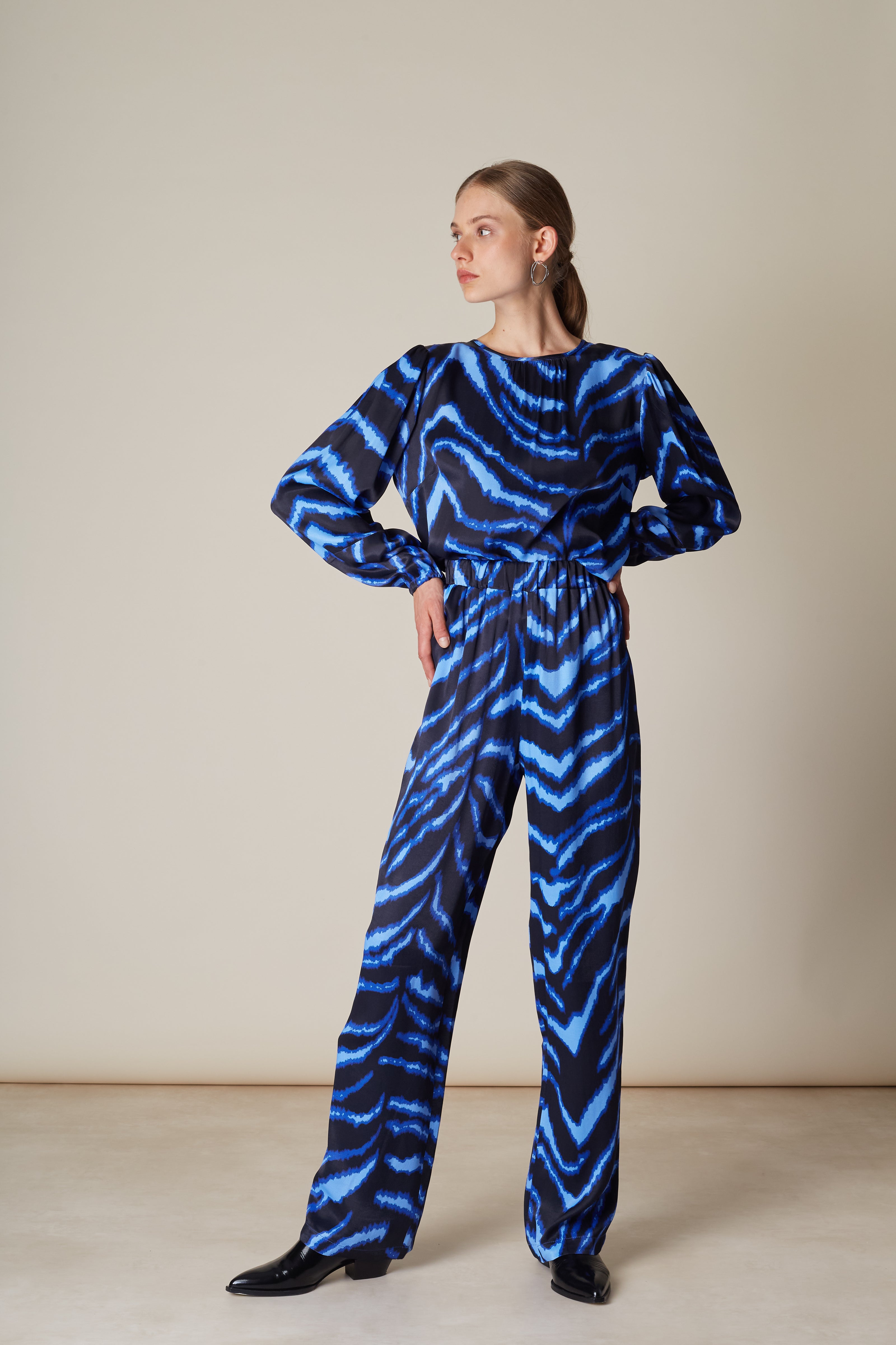 Zebra Print Blouse