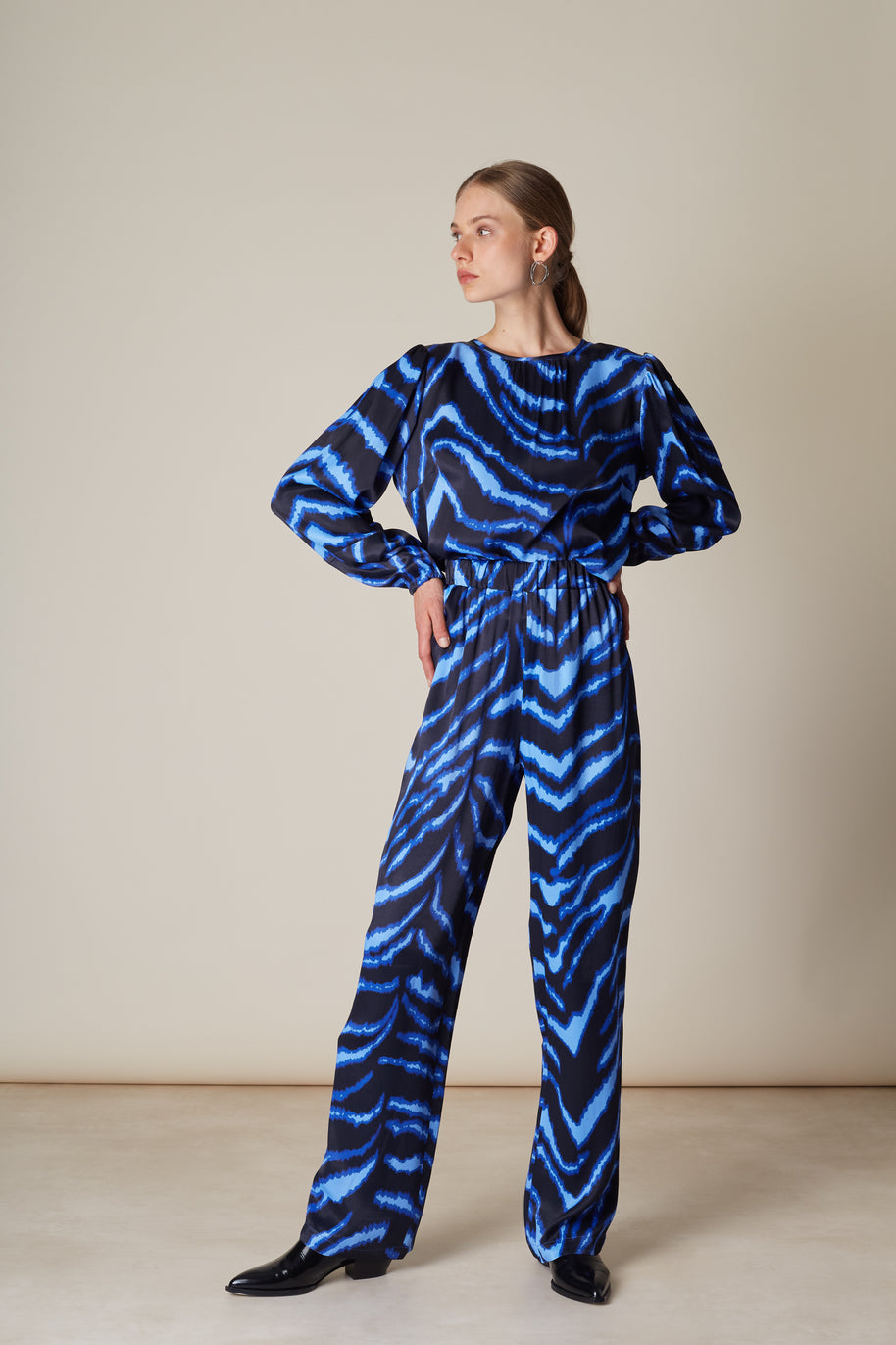 Zebra Print Blouse