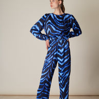Zebra Print Blouse