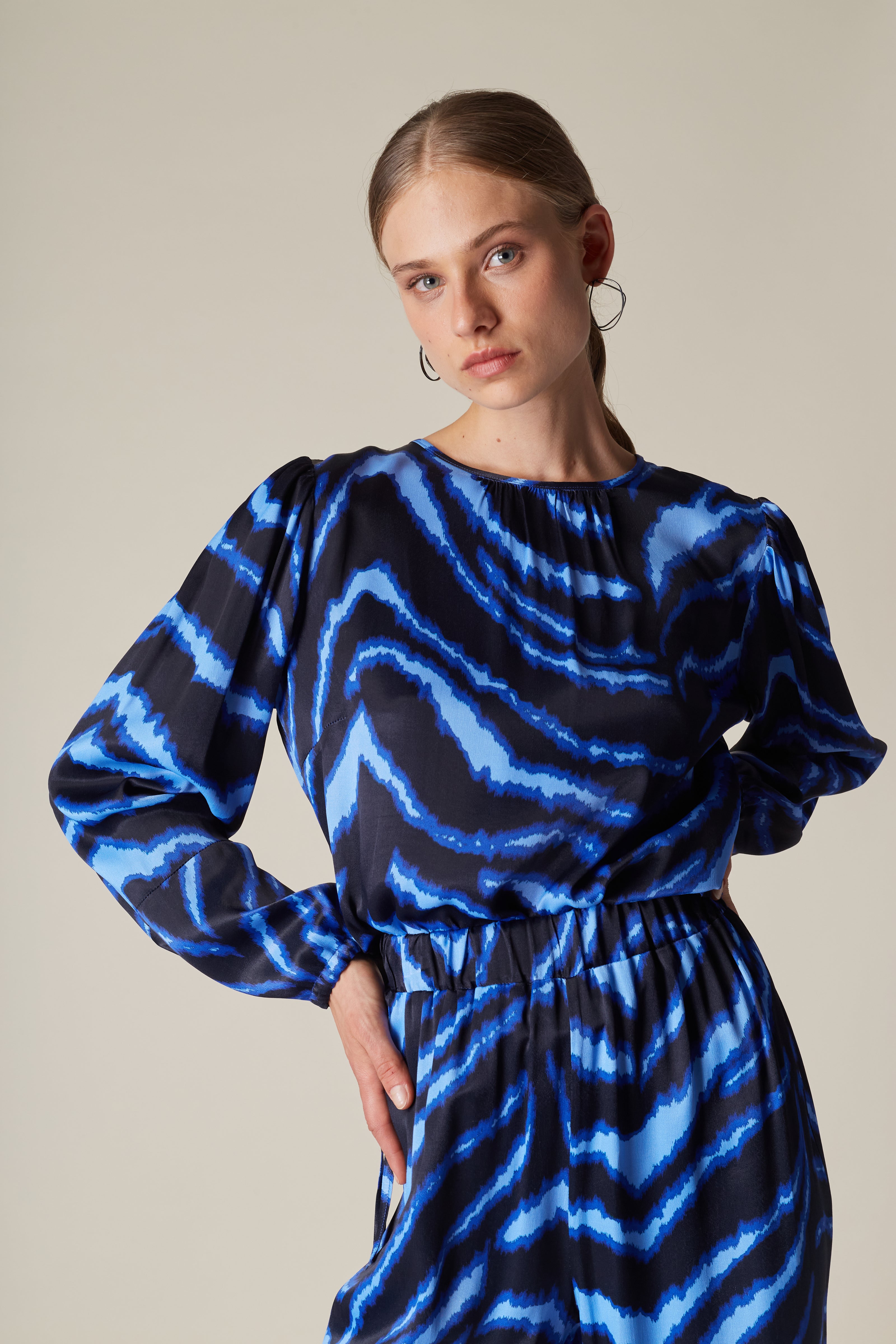 Zebra Print Blouse