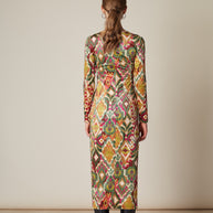 Velvet Dress with Opening