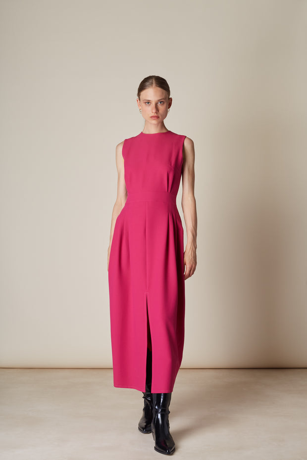 Crepe Sleeveless Dress