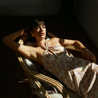 Floral Silk Dress