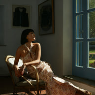 Floral Silk Dress