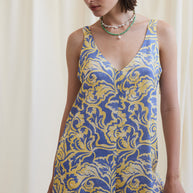 Blue Yellow Jumpsuit