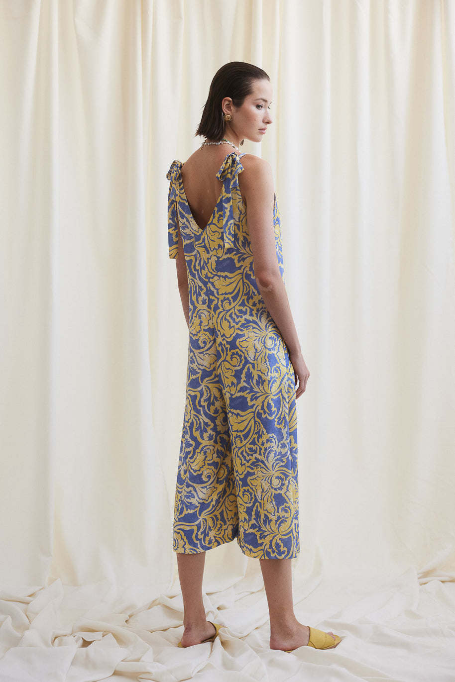 Blue Yellow Jumpsuit