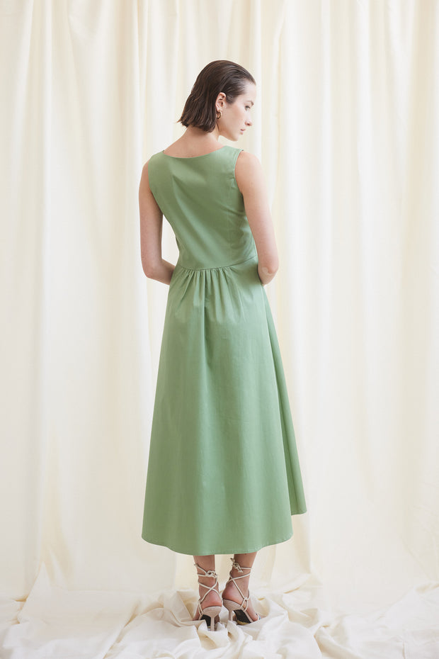 Midi Dress with Zipper