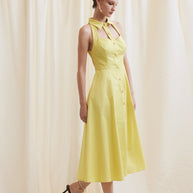 Dress with Open Neck