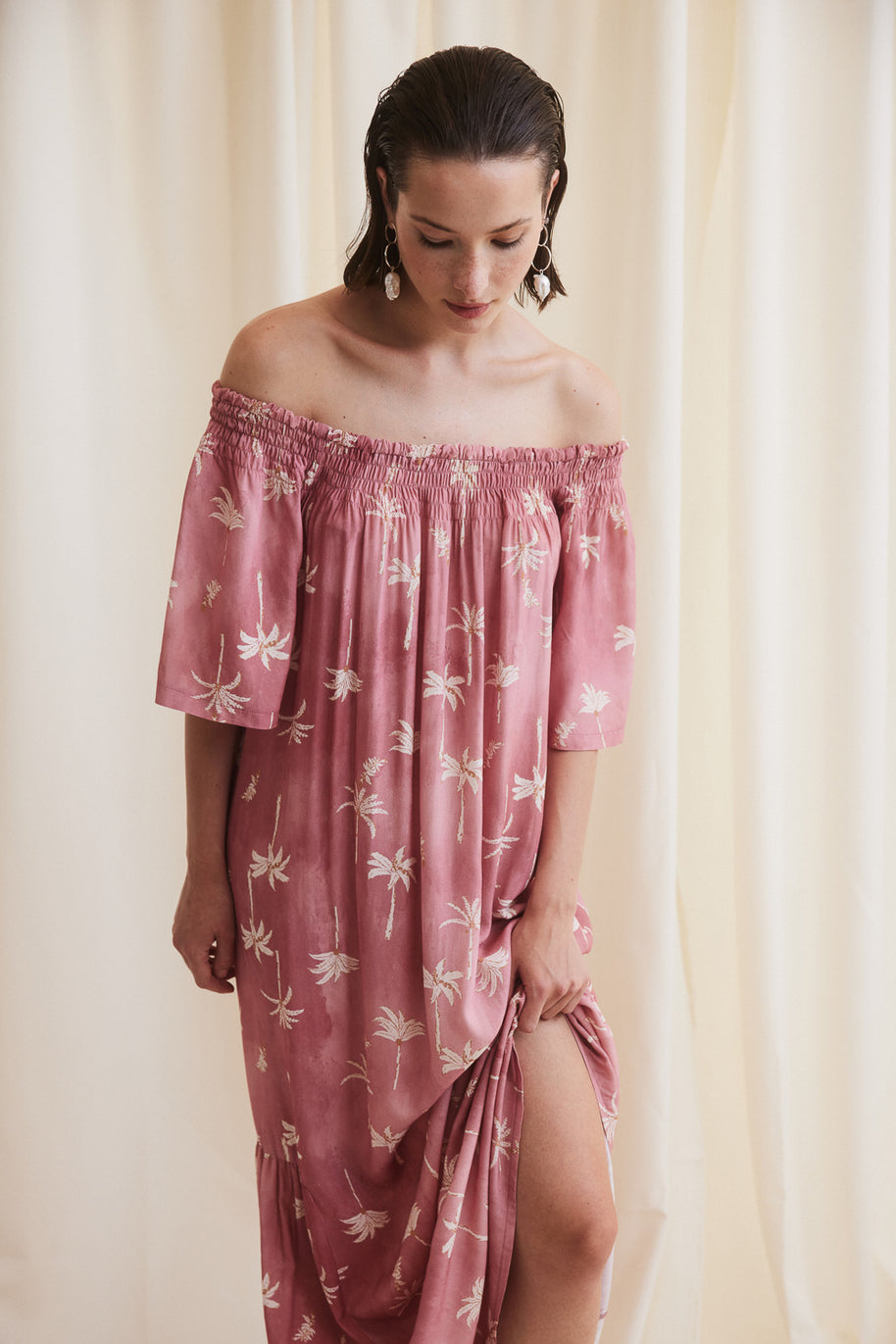 Long Dress Palm Trees
