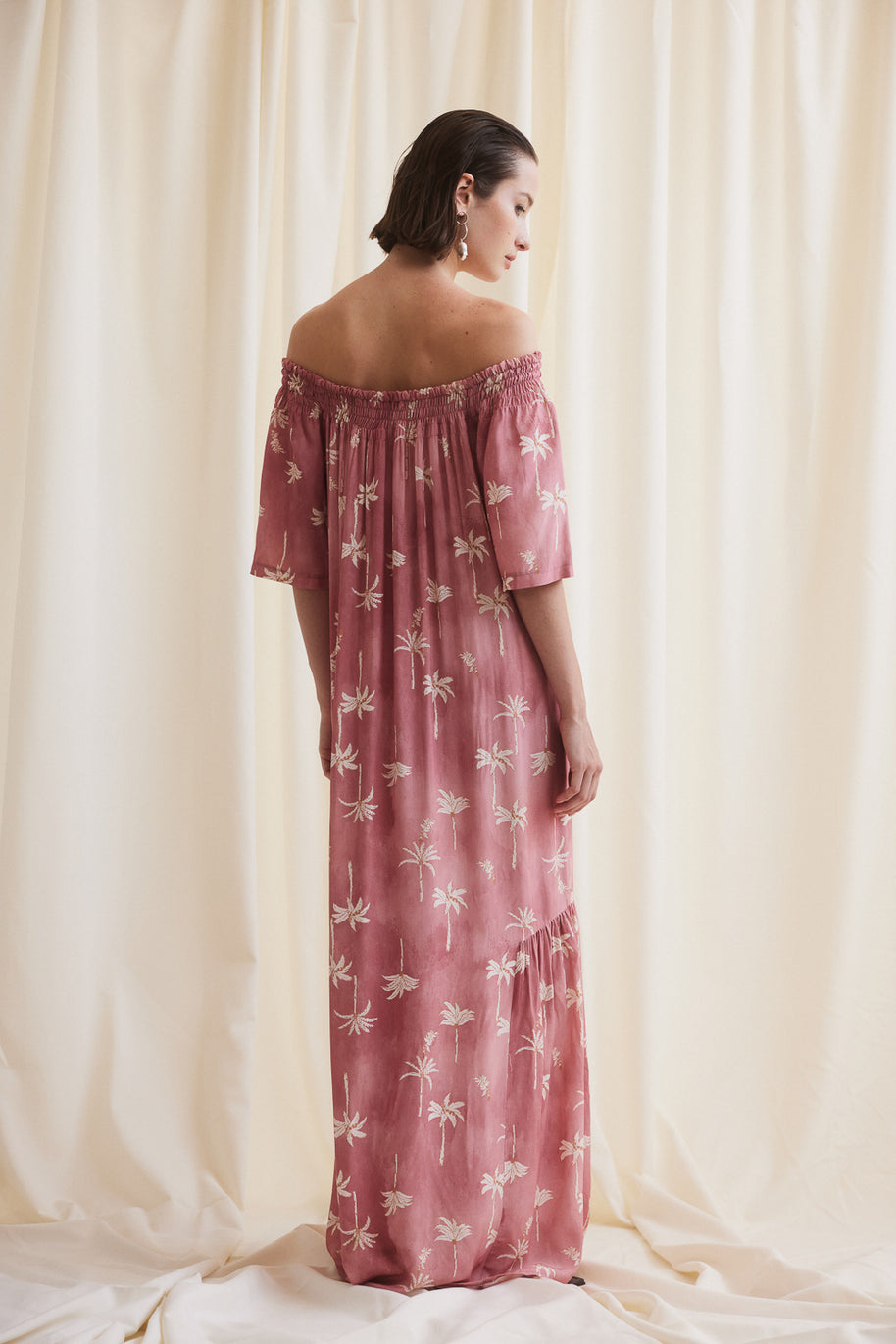 Long Dress Palm Trees
