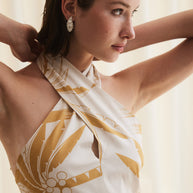 Top Short With Coconut Pattern