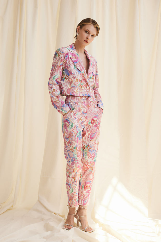Short Pink Lahouri Jacket