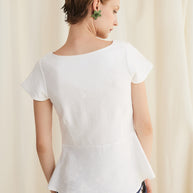 Blouse with Front Runch