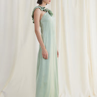 Long Satin Dress