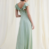 Long Satin Dress