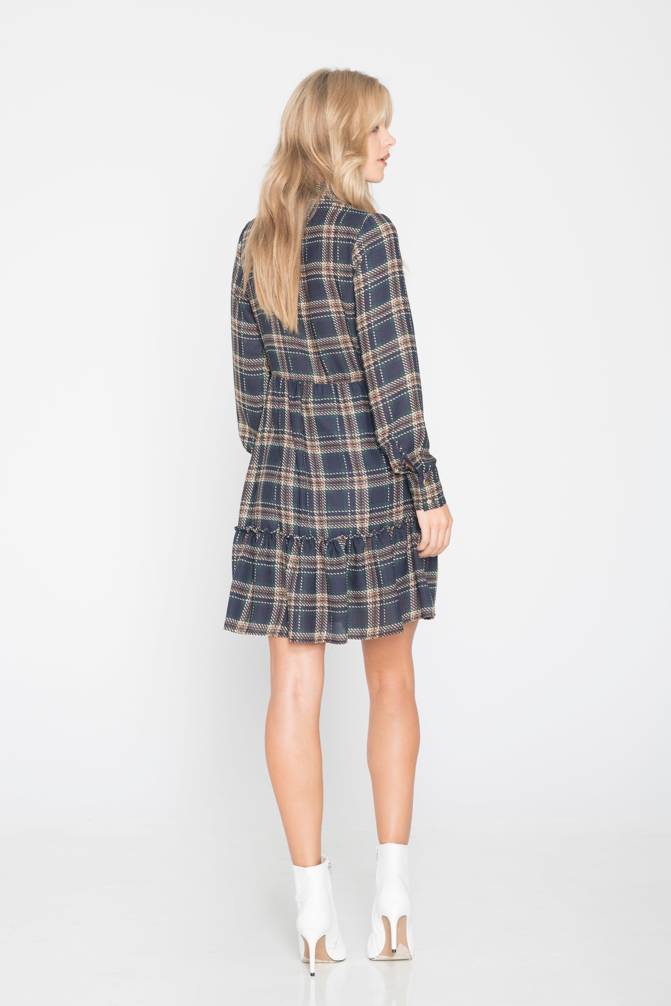 Midi Φόρεμα με Σχέδια