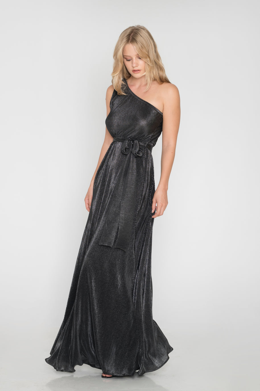 Long One-Shoulder Dress