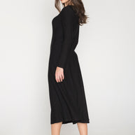 Midi Dress With Long Sleeves