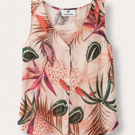 Floral shirt V neck