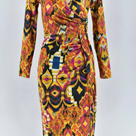 Velvet Dress with Opening