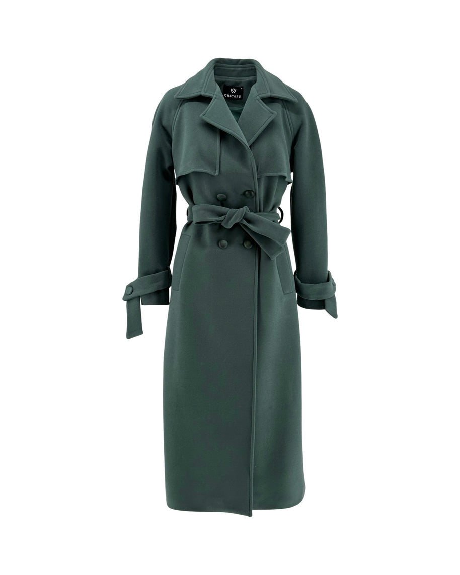 Double Breasted Coat with Belt