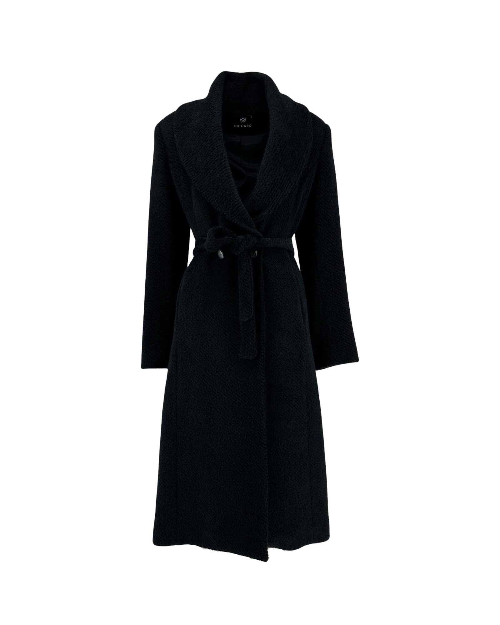 Coat with Wide Lapel