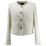 Tweed Jacket with Pockets