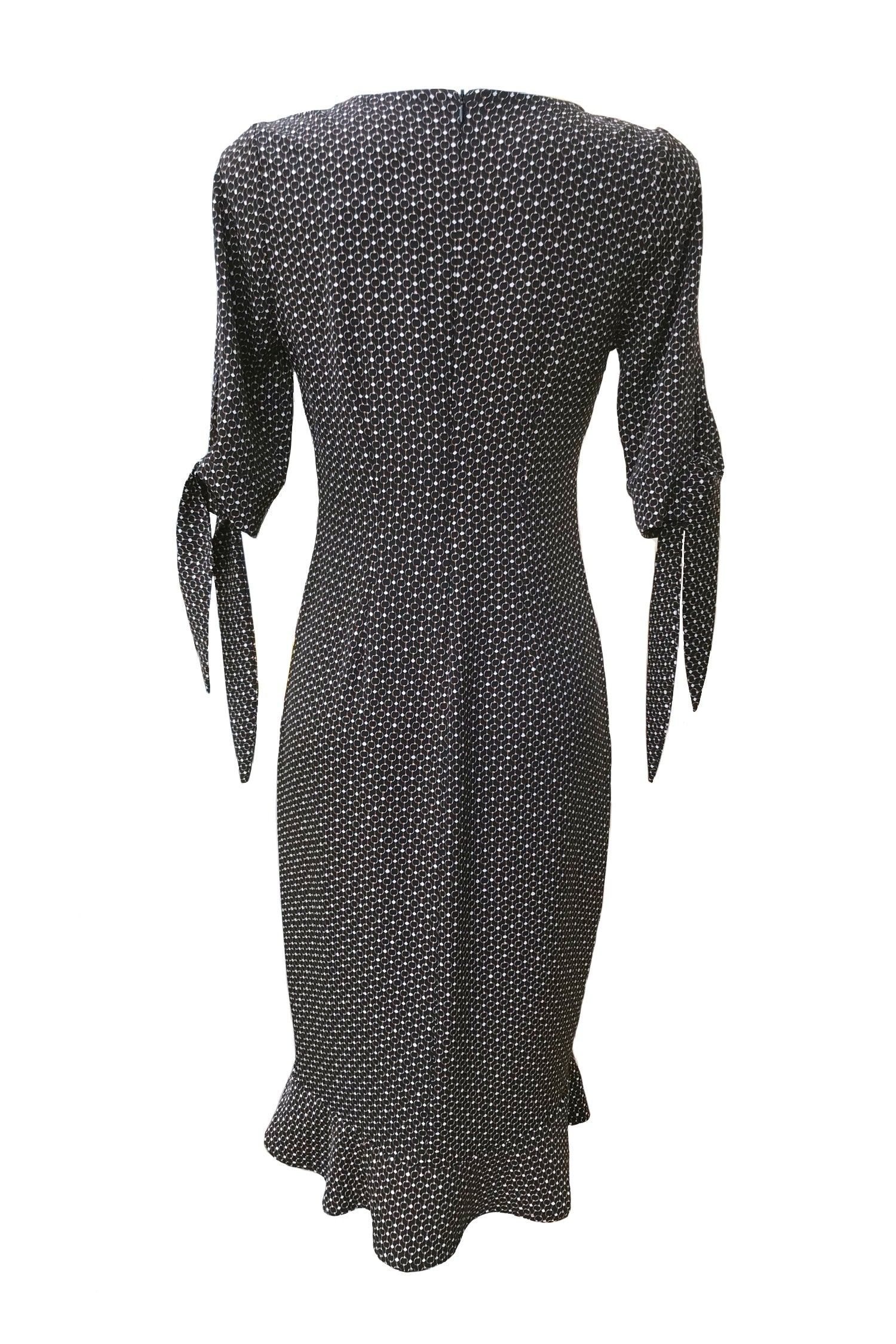 Midi Dress with Patterns