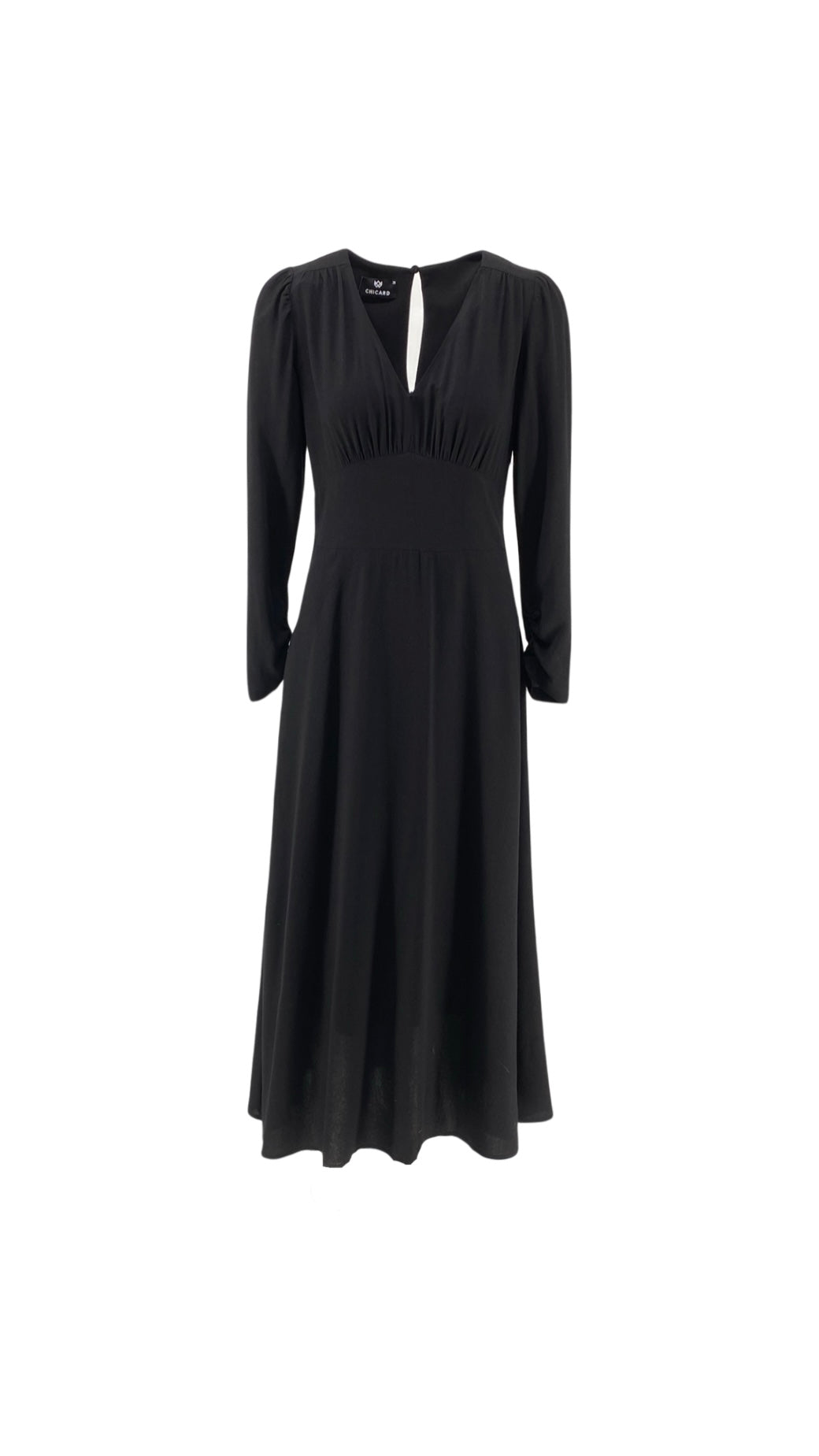 Μακρύ Φόρεμα με V Λαιμόκοψη