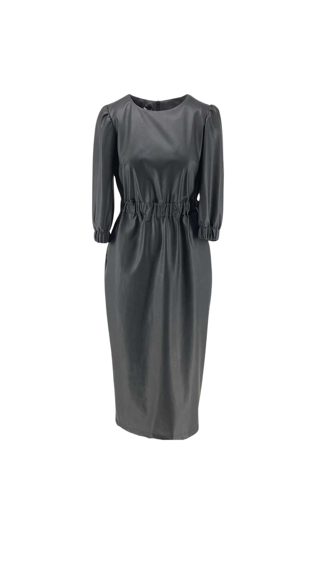 Μακρύ Φόρεμα Από Οικολογικό Δέρμα