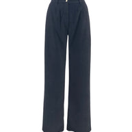 Straight Line Pants with Side Pockets