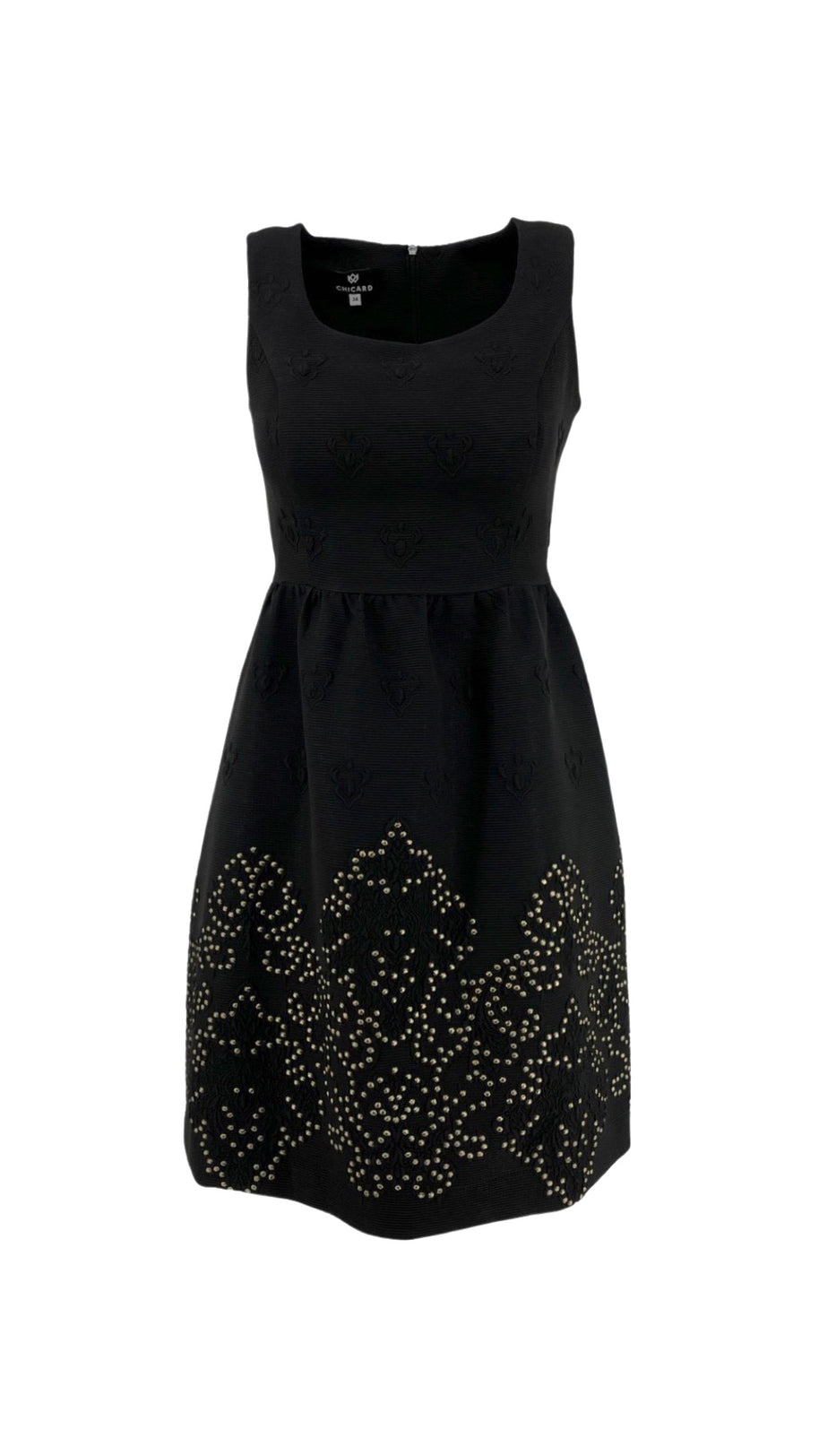 Sleeveless Brocade Dress