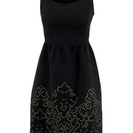 Sleeveless Brocade Dress