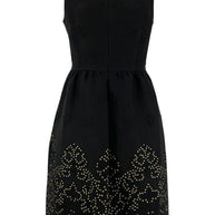 Sleeveless Brocade Dress