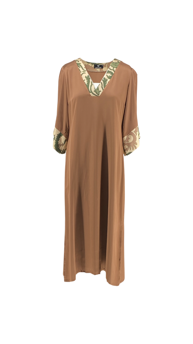 Long Kaftan with Ripped Detail