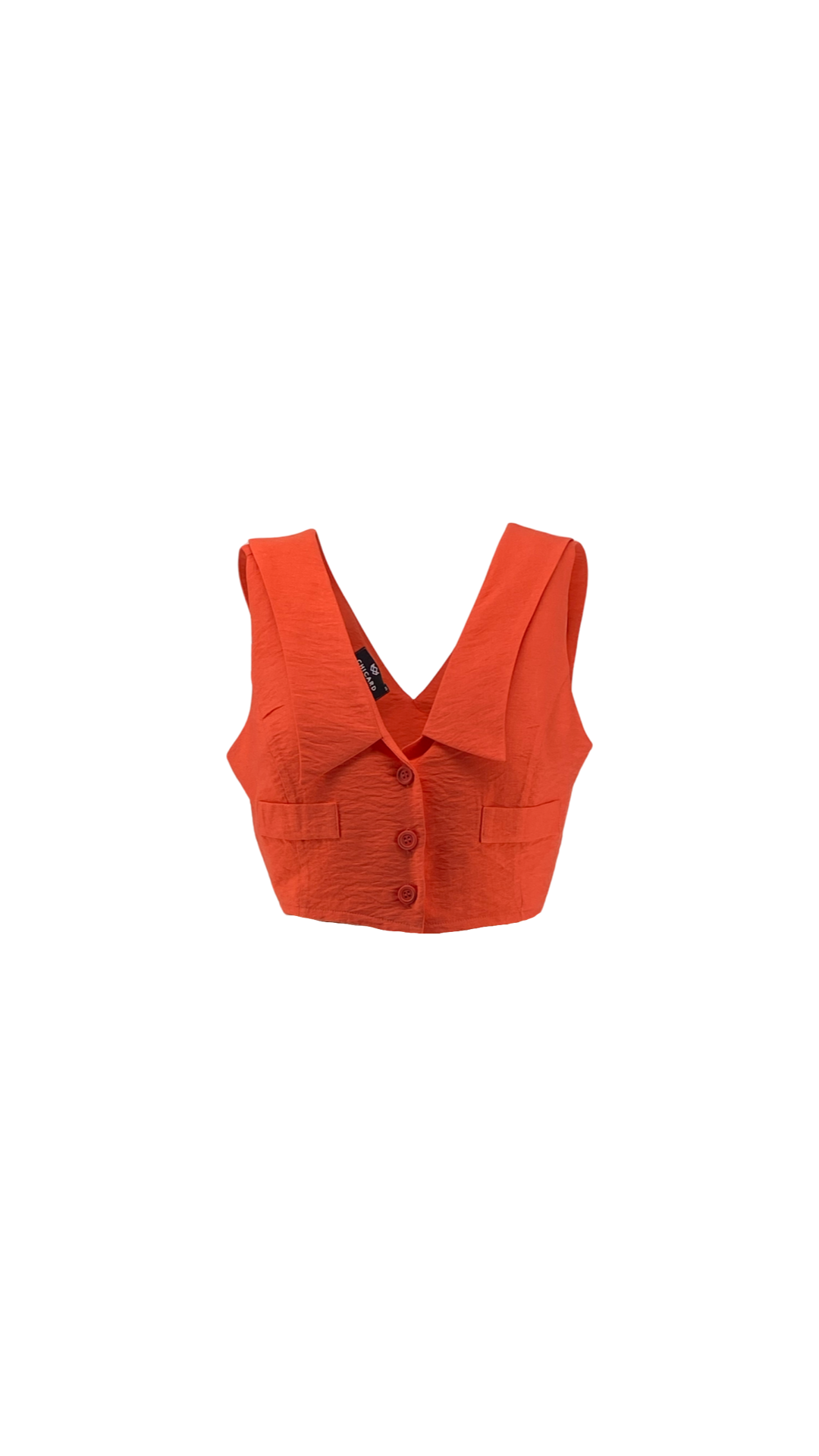 Vest with Front and Back Lapels