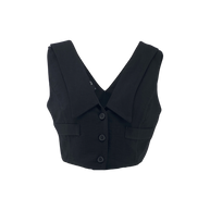 Vest with Front and Back Lapels