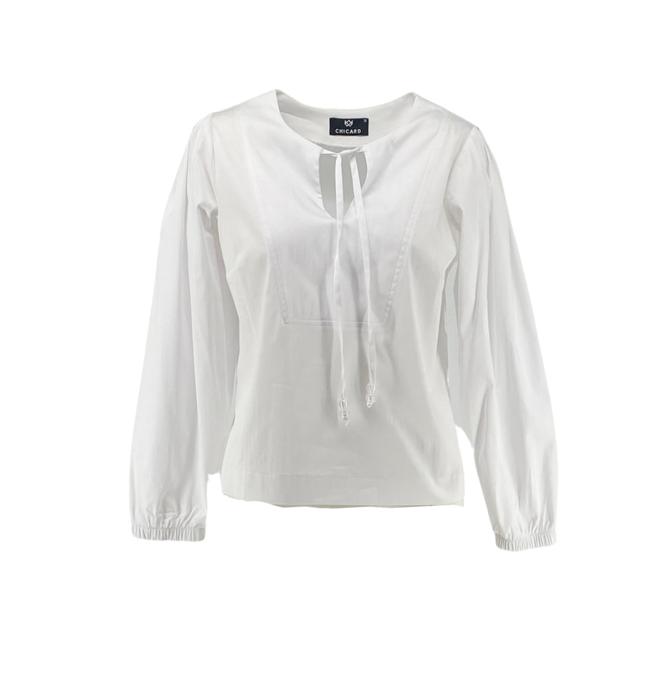 Satin Poplin Blouse