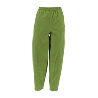 High-Waisted Pants with Elastic