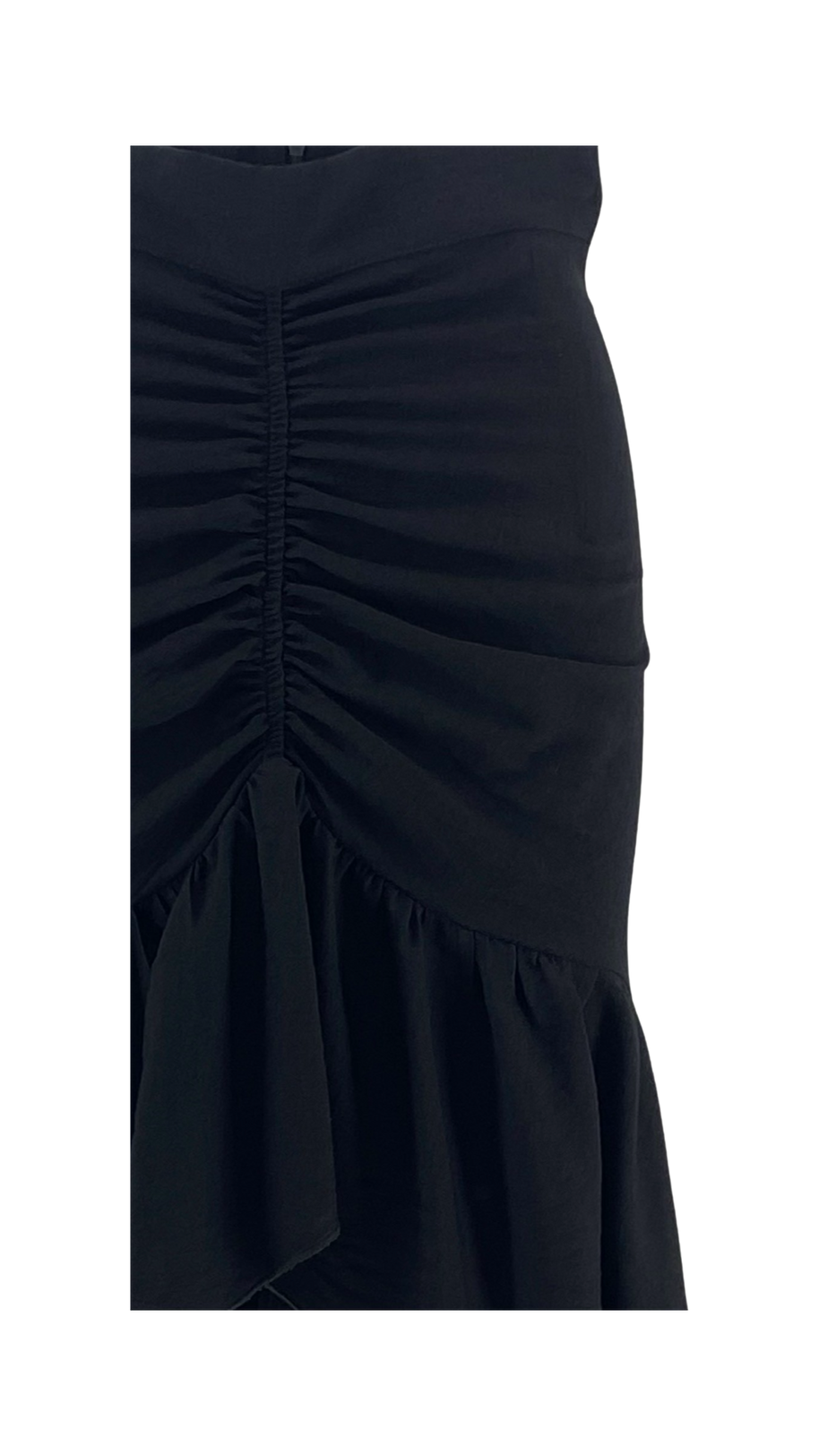 Asymmetrical Skirt with Ruffles