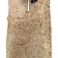 Sleeveless Lace Blouse