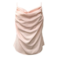 Draped Satin Top