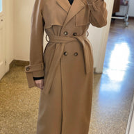Double Breasted Coat with Belt