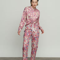 Satin Floral Shirt