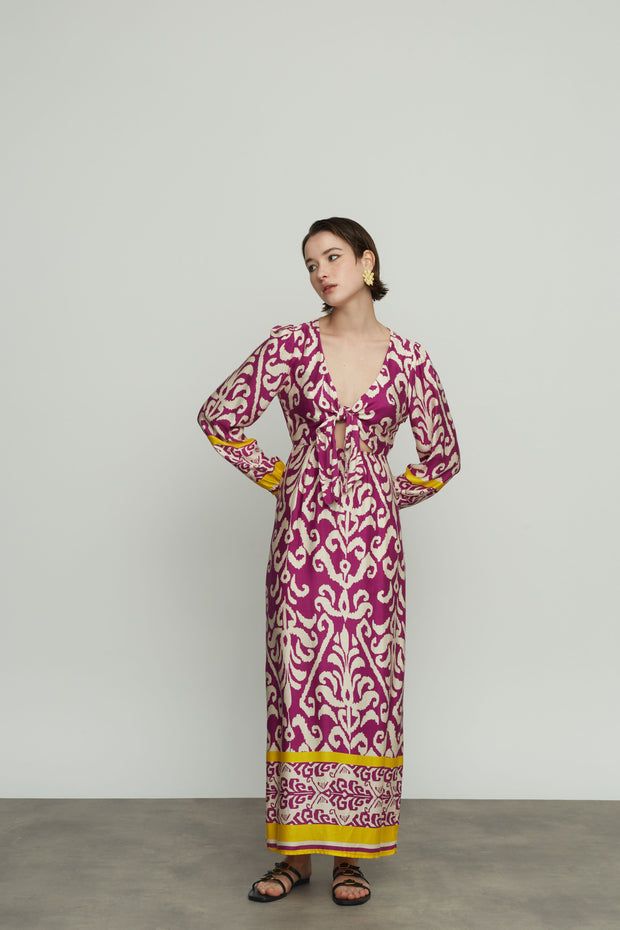 Printed Midi Dress