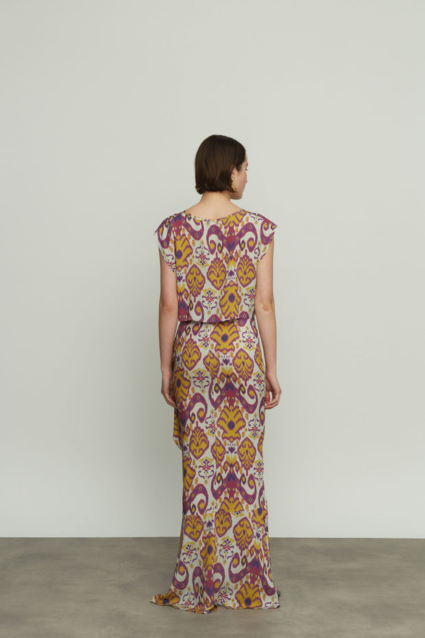 Φούστα με Βολάν στο Πλάι