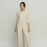 Μακρυά Λινή Ολόσωμη Φόρμα