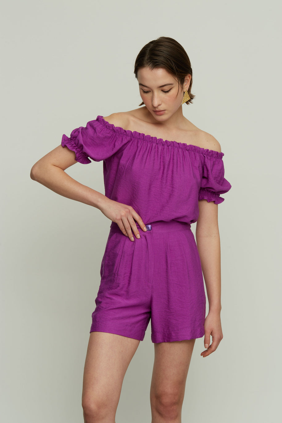 Blouse with Ruch