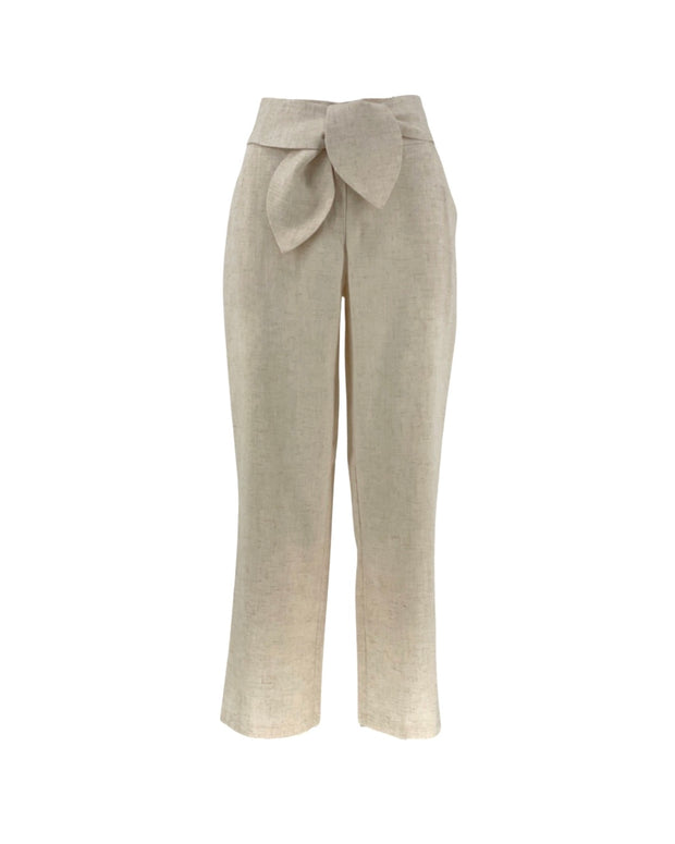 Linen Pants with Belt
