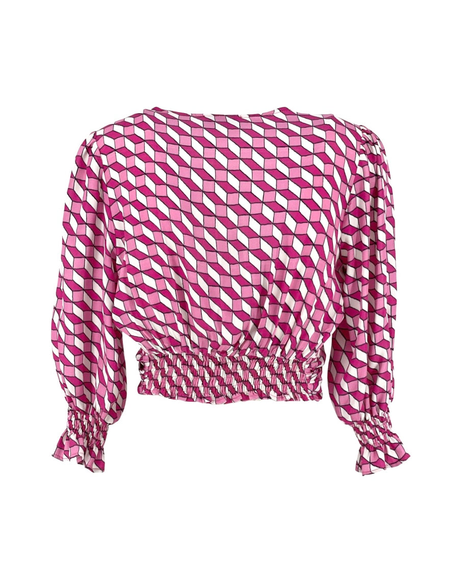 Patterned Crop Top